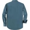 image:imageDubinik Long Sleeve Pearl Snap Shirts for Men Western Cowboy Shirt Casual Work Button Down with Pockets Comfortable FitBlue
