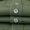 image:imageDubinik Long Sleeve Pearl Snap Shirts for Men Western Cowboy Shirt Casual Work Button Down with Pockets Comfortable FitLight Green