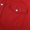 image:imageDubinik Long Sleeve Pearl Snap Shirts for Men Western Cowboy Shirt Casual Work Button Down with Pockets Comfortable FitRed