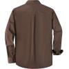 image:imageDubinik Mens Long Sleeve Button Down Shirt Casual Solid Work Shirts Two Pocket for Men AllCotton Regular Fit VintageBrown