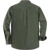 image:imageDubinik Mens Long Sleeve Button Down Shirt Casual Solid Work Shirts Two Pocket for Men AllCotton Regular Fit VintageMilitary Green