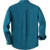 image:imageDubinik Mens Long Sleeve Button Down Shirt Casual Solid Work Shirts Two Pocket for Men AllCotton Regular Fit VintageNavy Blue