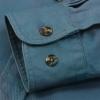 image:imageDubinik Mens Long Sleeve Button Down Shirt Casual Solid Work Shirts Two Pocket for Men AllCotton Regular Fit VintageSlate Blue