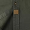 image:imageDubinik Mens Short Sleeve Button Down Shirts 2 Pocket Casual Vintage Cotton Button up Comfortable Western Heavyweight WorkArmy Green