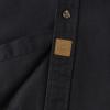 image:imageDubinik Mens Short Sleeve Button Down Shirts 2 Pocket Casual Vintage Cotton Button up Comfortable Western Heavyweight WorkBlack