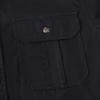 image:imageDubinik Mens Short Sleeve Button Down Shirts 2 Pocket Casual Vintage Cotton Button up Comfortable Western Heavyweight WorkBlack