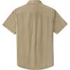 image:imageDubinik Mens Short Sleeve Button Down Shirts 2 Pocket Casual Vintage Cotton Button up Comfortable Western Heavyweight WorkKhaki