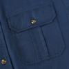 image:imageDubinik Mens Short Sleeve Button Down Shirts 2 Pocket Casual Vintage Cotton Button up Comfortable Western Heavyweight WorkNavy Blue