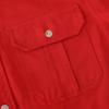 image:imageDubinik Mens Short Sleeve Button Down Shirts 2 Pocket Casual Vintage Cotton Button up Comfortable Western Heavyweight WorkRed