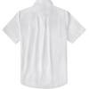 image:imageDubinik Mens Short Sleeve Button Down Shirts 2 Pocket Casual Vintage Cotton Button up Comfortable Western Heavyweight WorkWhite