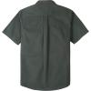 image:imageDubinik Mens Short Sleeve Button Down Shirts 2 Pocket Work Casual Vintage Cotton with StretchArmy Green