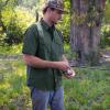 image:imageDubinik Mens Short Sleeve Button Down Shirts 2 Pocket Work Casual Vintage Cotton with StretchArmy Green