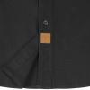 image:imageDubinik Mens Short Sleeve Button Down Shirts 2 Pocket Work Casual Vintage Cotton with StretchBlack