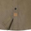 image:imageDubinik Mens Short Sleeve Button Down Shirts 2 Pocket Work Casual Vintage Cotton with StretchDark Khaki