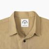 image:imageDubinik Mens Short Sleeve Button Down Shirts 2 Pocket Work Casual Vintage Cotton with StretchKhaki