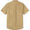 image:imageDubinik Mens Short Sleeve Button Down Shirts 2 Pocket Work Casual Vintage Cotton with StretchKhaki