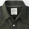 image:imageDubinik Pearl Snap Western Shirt for Men Short Sleeve Durable Cotton Cowboy Work ShirtArmy Green