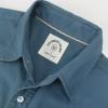 image:imageDubinik Pearl Snap Western Shirt for Men Short Sleeve Durable Cotton Cowboy Work ShirtBlue