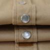 image:imageDubinik Pearl Snap Western Shirt for Men Short Sleeve Durable Cotton Cowboy Work ShirtKhaki