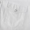image:imageDubinik Pearl Snap Western Shirt for Men Short Sleeve Durable Cotton Cowboy Work ShirtWhite