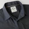 image:imageDubinik Chambray Shirt Men Cotton Mens Button Up Shirts Long Sleeve Casual Work with 2 Pockets Regular FitDark Gray