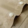 image:imageDubinik Chambray Shirt Men Cotton Mens Button Up Shirts Long Sleeve Casual Work with 2 Pockets Regular FitKhaki