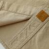 image:imageDubinik Chambray Shirt Men Cotton Mens Button Up Shirts Long Sleeve Casual Work with 2 Pockets Regular FitKhaki
