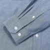 image:imageDubinik Chambray Shirt Men Cotton Mens Button Up Shirts Long Sleeve Casual Work with 2 Pockets Regular FitLight Blue