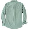 image:imageDubinik Chambray Shirt Men Cotton Mens Button Up Shirts Long Sleeve Casual Work with 2 Pockets Regular FitLight Green