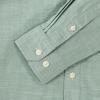 image:imageDubinik Chambray Shirt Men Cotton Mens Button Up Shirts Long Sleeve Casual Work with 2 Pockets Regular FitLight Green
