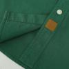 image:imageDubinik Chambray Shirt Men Cotton Mens Button Up Shirts Long Sleeve Casual Work with 2 Pockets Regular FitOlive Green