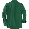 image:imageDubinik Chambray Shirt Men Cotton Mens Button Up Shirts Long Sleeve Casual Work with 2 Pockets Regular FitOlive Green