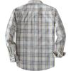 image:imageDubinik Mens Casual Plaid Shirt Long Sleeve Regular Fit Button Down Work Shirts with 2 Pocket Soft Lightweight Everyday WearBeige and Blue
