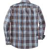 image:imageDubinik Mens Casual Plaid Shirt Long Sleeve Regular Fit Button Down Work Shirts with 2 Pocket Soft Lightweight Everyday WearBlue Brown and White
