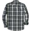 image:imageDubinik Mens Casual Plaid Shirt Long Sleeve Regular Fit Button Down Work Shirts with 2 Pocket Soft Lightweight Everyday WearBlue White and Gray