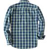 image:imageDubinik Mens Casual Plaid Shirt Long Sleeve Regular Fit Button Down Work Shirts with 2 Pocket Soft Lightweight Everyday WearBlue and Yellow