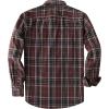 image:imageDubinik Mens Casual Plaid Shirt Long Sleeve Regular Fit Button Down Work Shirts with 2 Pocket Soft Lightweight Everyday WearBrown