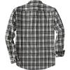 image:imageDubinik Mens Casual Plaid Shirt Long Sleeve Regular Fit Button Down Work Shirts with 2 Pocket Soft Lightweight Everyday WearGray and White