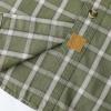 image:imageDubinik Mens Casual Plaid Shirt Long Sleeve Regular Fit Button Down Work Shirts with 2 Pocket Soft Lightweight Everyday WearGreen