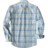 image:imageDubinik Mens Casual Plaid Shirt Long Sleeve Regular Fit Button Down Work Shirts with 2 Pocket Soft Lightweight Everyday WearLight Blue and Yellow