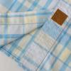 image:imageDubinik Mens Casual Plaid Shirt Long Sleeve Regular Fit Button Down Work Shirts with 2 Pocket Soft Lightweight Everyday WearLight Blue and Yellow