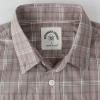 image:imageDubinik Mens Casual Plaid Shirt Long Sleeve Regular Fit Button Down Work Shirts with 2 Pocket Soft Lightweight Everyday WearLight Gray Brown