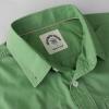 image:imageDubinik Mens Casual Plaid Shirt Long Sleeve Regular Fit Button Down Work Shirts with 2 Pocket Soft Lightweight Everyday WearLight Green