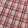 image:imageDubinik Mens Casual Plaid Shirt Long Sleeve Regular Fit Button Down Work Shirts with 2 Pocket Soft Lightweight Everyday WearRed and White