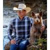image:imageDubinik Mens Long Sleeve Button Down Shirts Plaid Casual Work Cotton Vintage Soft with Pocket Regular FitBlack Gray 052