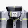 image:imageDubinik Mens Long Sleeve Button Down Shirts Plaid Casual Work Cotton Vintage Soft with Pocket Regular FitBlack White and Yellow 052