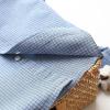 image:imageDubinik Mens Long Sleeve Button Down Shirts Plaid Casual Work Cotton Vintage Soft with Pocket Regular FitBlue Plaid