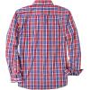 image:imageDubinik Mens Long Sleeve Button Down Shirts Plaid Casual Work Cotton Vintage Soft with Pocket Regular FitBlue Red 052