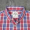 image:imageDubinik Mens Long Sleeve Button Down Shirts Plaid Casual Work Cotton Vintage Soft with Pocket Regular FitBlue Red 052