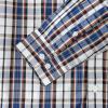 image:imageDubinik Mens Long Sleeve Button Down Shirts Plaid Casual Work Cotton Vintage Soft with Pocket Regular FitBlue White Yellow 052